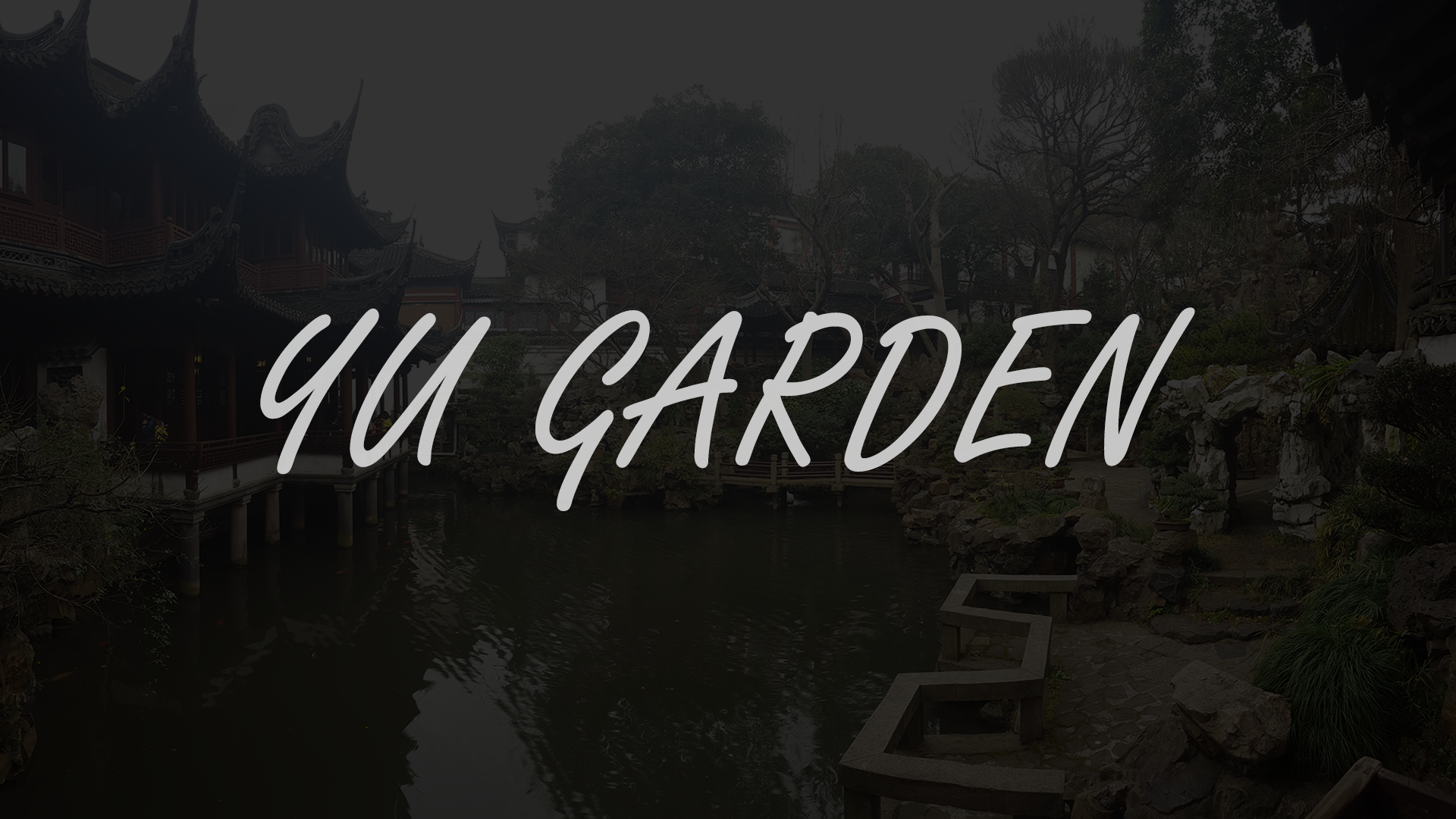 Yu garden in Shaghai, China